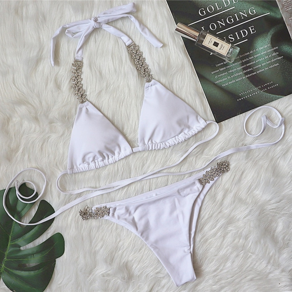white bikini
